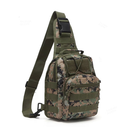 Tactical Waterproof Sling Backpack for Outdoor Activities - Ideal for Hiking, Camping, Hunting, and Traveling