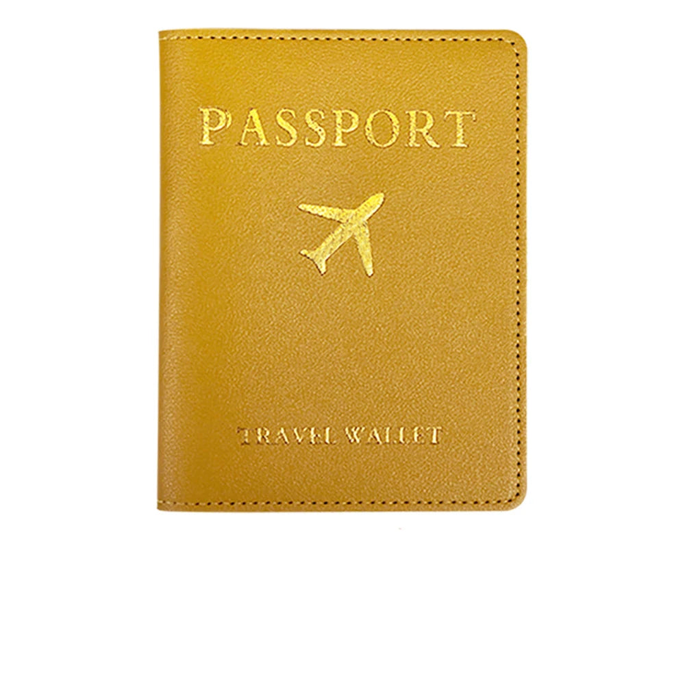 Personalized Company Logo Passport Cover and Card Holder for Business Travel - Essential Accessories for Men and Women