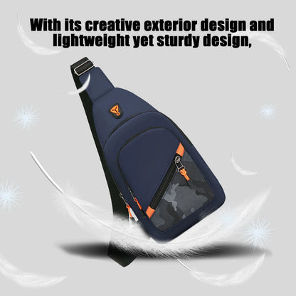 Versatile Sling Bag: Crossbody, Chest, and Shoulder Backpack for Outdoor Travel, Hiking, and Sports Activities