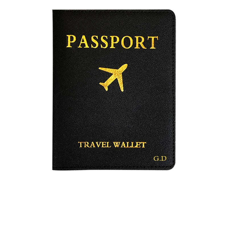 Personalized Company Logo Passport Cover and Card Holder for Business Travel - Essential Accessories for Men and Women