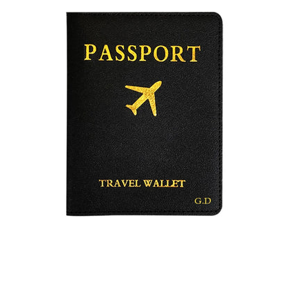 Personalized Company Logo Passport Cover and Card Holder for Business Travel - Essential Accessories for Men and Women