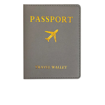 Personalized Company Logo Passport Cover and Card Holder for Business Travel - Essential Accessories for Men and Women