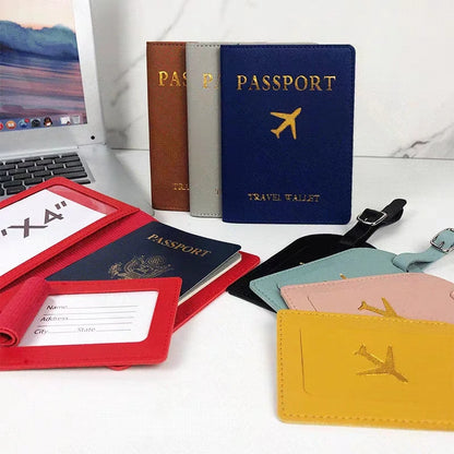 Personalized Company Logo Passport Cover and Card Holder for Business Travel - Essential Accessories for Men and Women