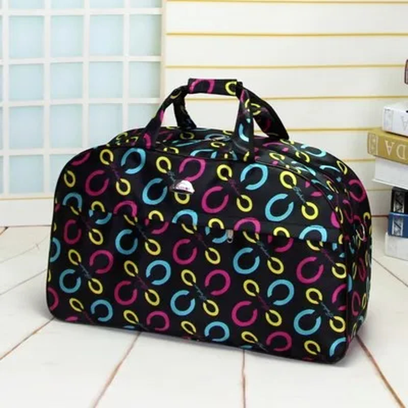 2024 Summer Women's Small Travel Handbag - Korean Casual Duffle Bag - M Size Luggage
