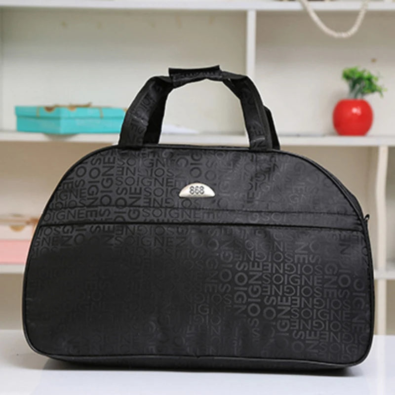 2024 Summer Women's Small Travel Handbag - Korean Casual Duffle Bag - M Size Luggage