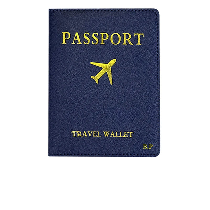 Personalized Company Logo Passport Cover and Card Holder for Business Travel - Essential Accessories for Men and Women