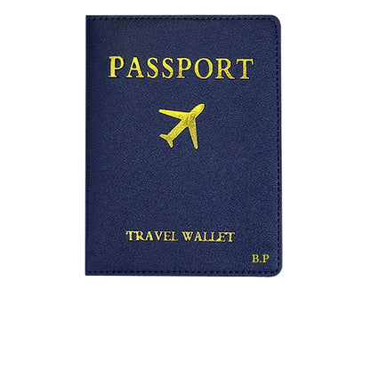 Personalized Company Logo Passport Cover and Card Holder for Business Travel - Essential Accessories for Men and Women