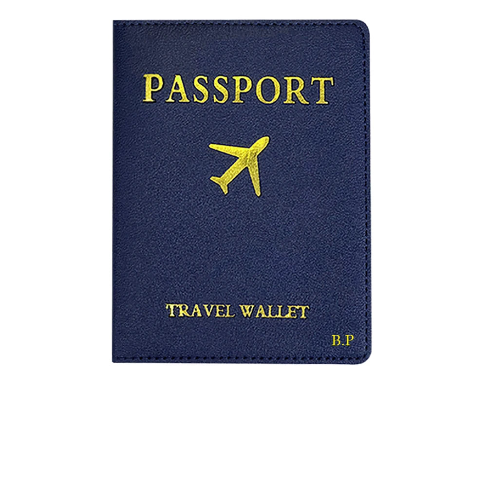 Personalized Company Logo Passport Cover and Card Holder for Business Travel - Essential Accessories for Men and Women
